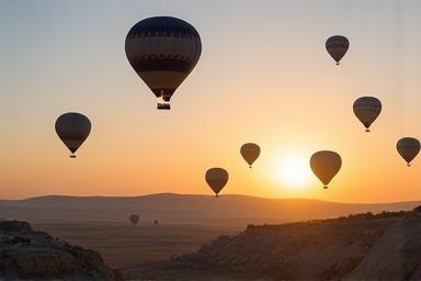 Kapadokya sıcak hava balonları